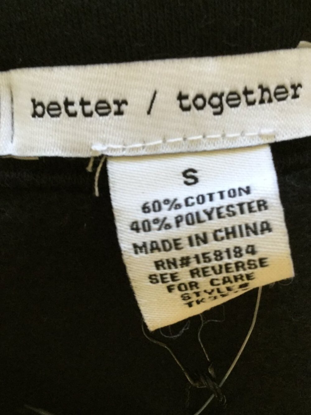 NEW Better/Together Cropped Black Shacket s - Picture 5 of 6